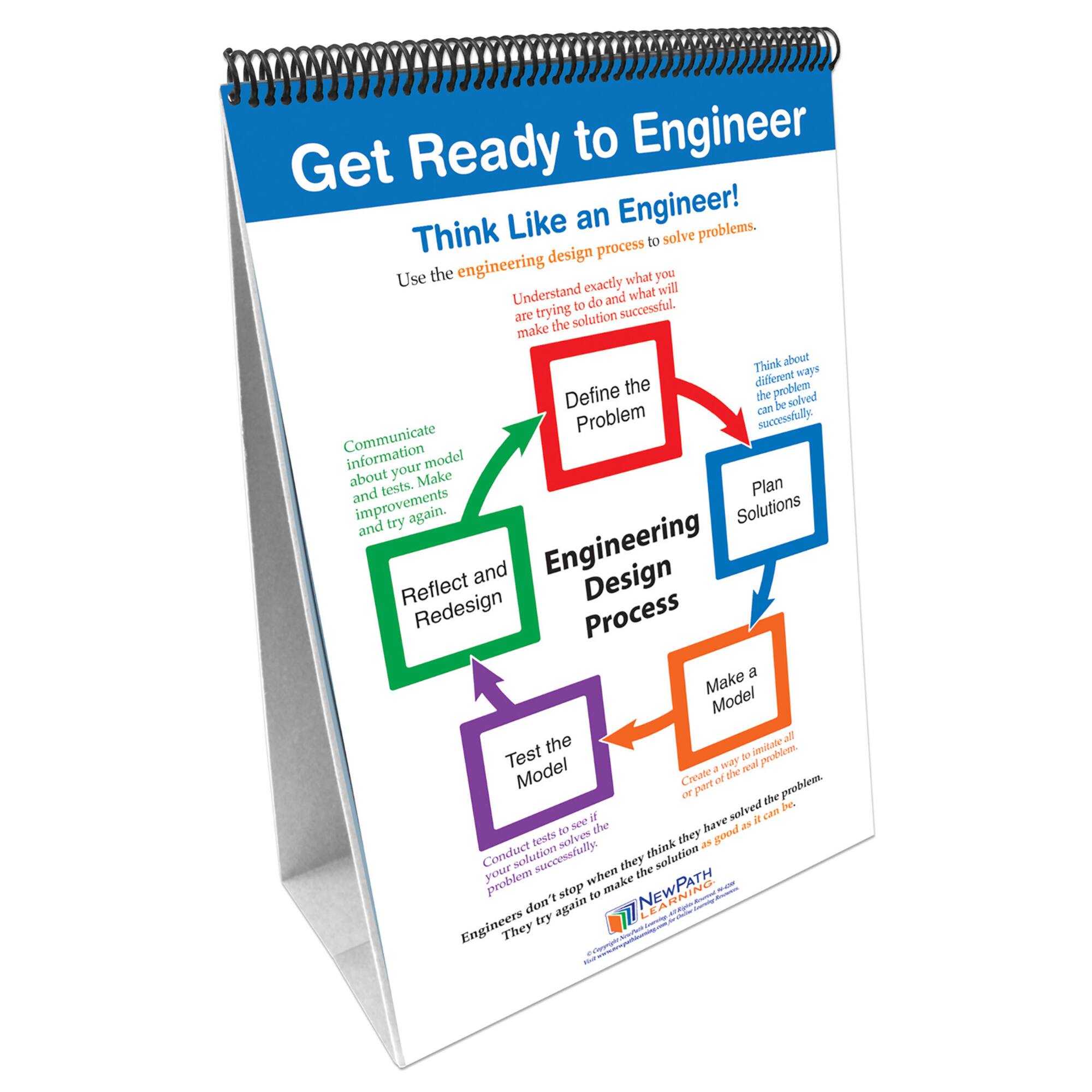 New Path Learning® STEM Engineering Design Process Flip Charts Set
